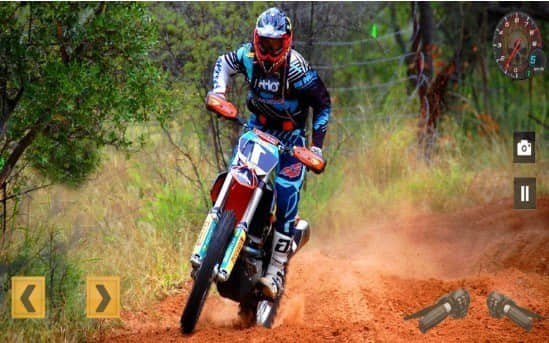 越野污垢自行车竞速