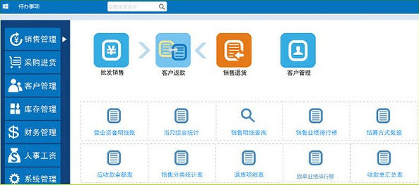 能手商贸进销存工作