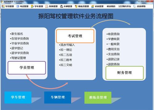 振阳驾校管理软件