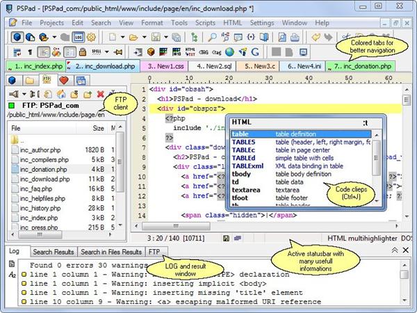 PSPad editor