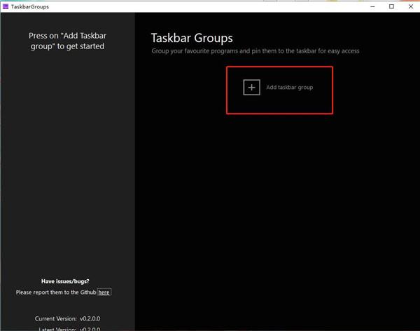 Taskbar Groups