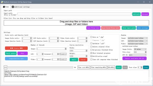 Waifu2x Extension-GUI