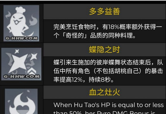 《原神》手游胡桃天赋怎么样 胡桃天赋一览
