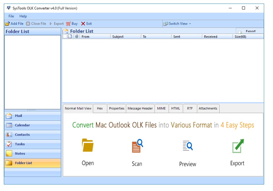SysTools OLK Converter软件截图