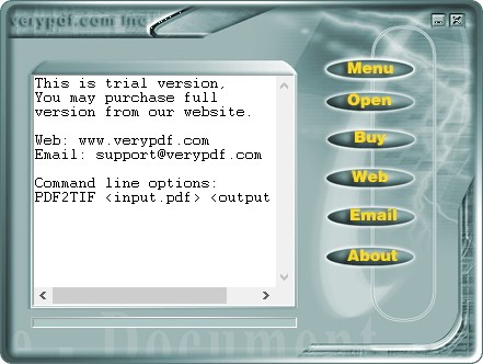VeryPDF PDF to TIFF Extractor软件截图
