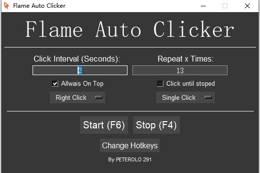 Flame Auto Clicker软件截图