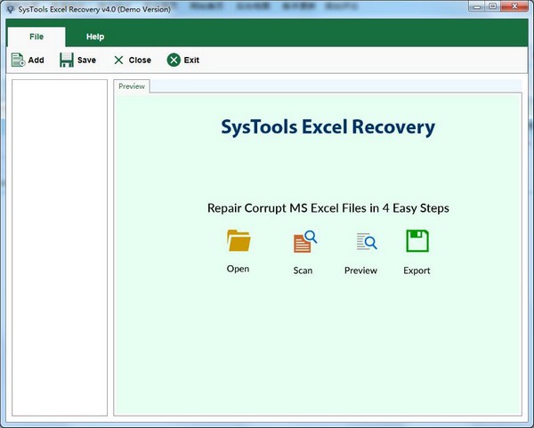 SysTools Excel Recovery
