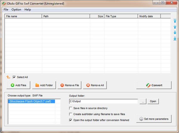 Okdo Gif to Swf Converter