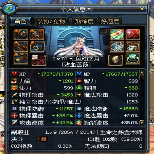 dnf职业面板伤害与装备对比计算工具